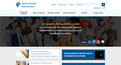 Desktop Screenshot of congresdutravail.ca